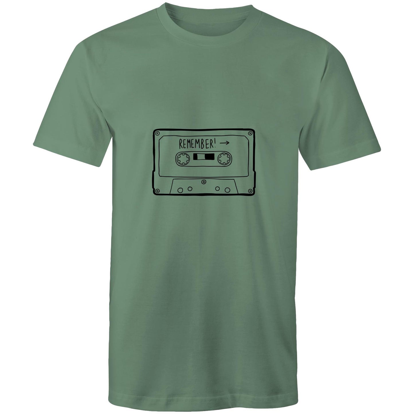 REMEMBER TAPES? AS Colour Staple - Mens T-Shirt - Downscale & Healthcare from Anywhere Online Shop