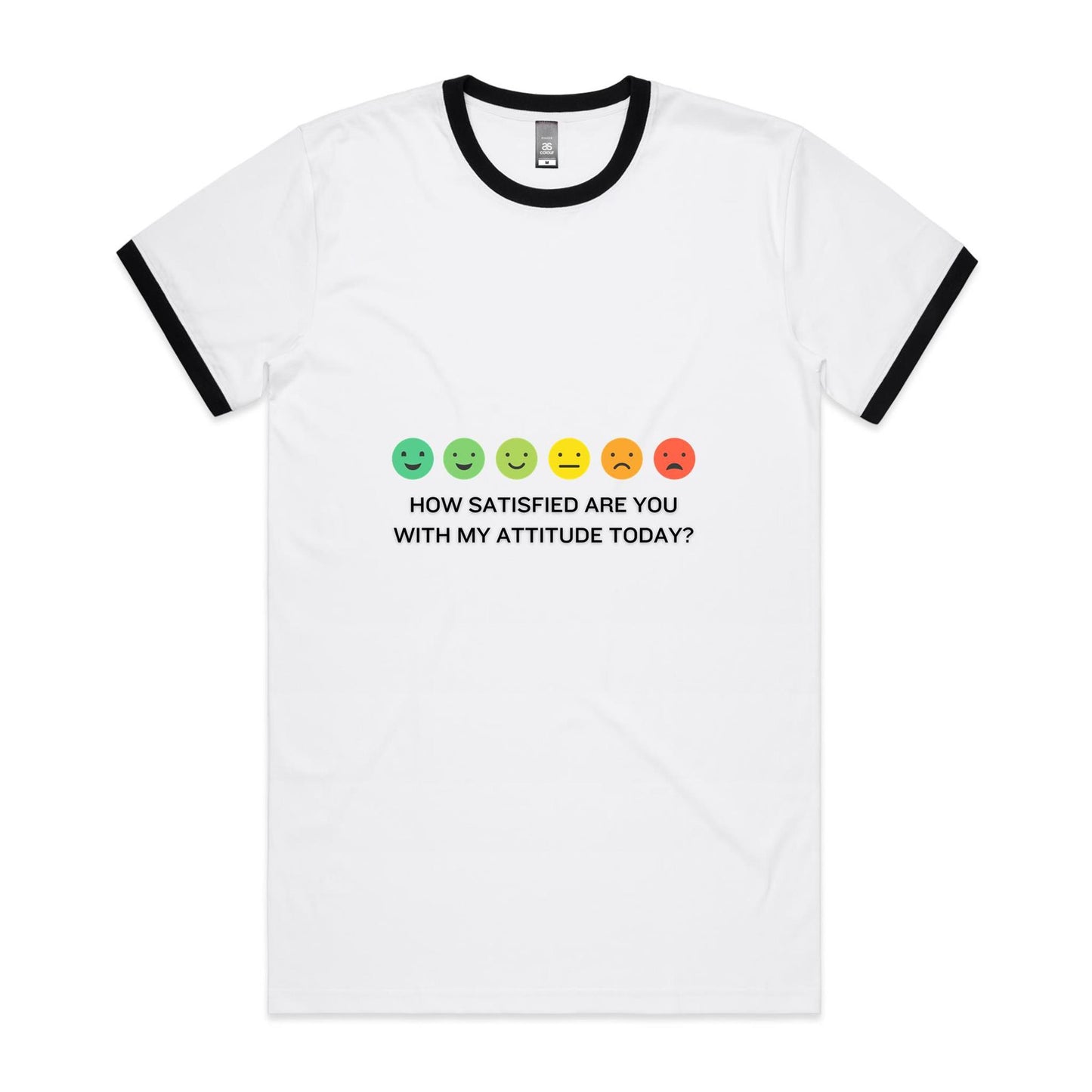 SATISFACTION LEVEL - AS Colour Staple Ringer Tee