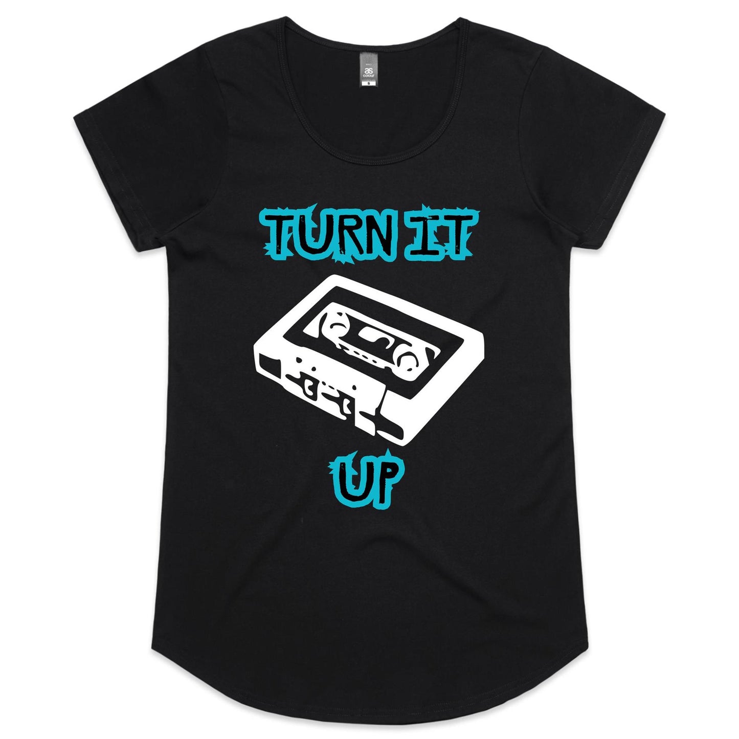 TURN IT UP! - AS Colour Mali - Womens Scoop Neck T-Shirt