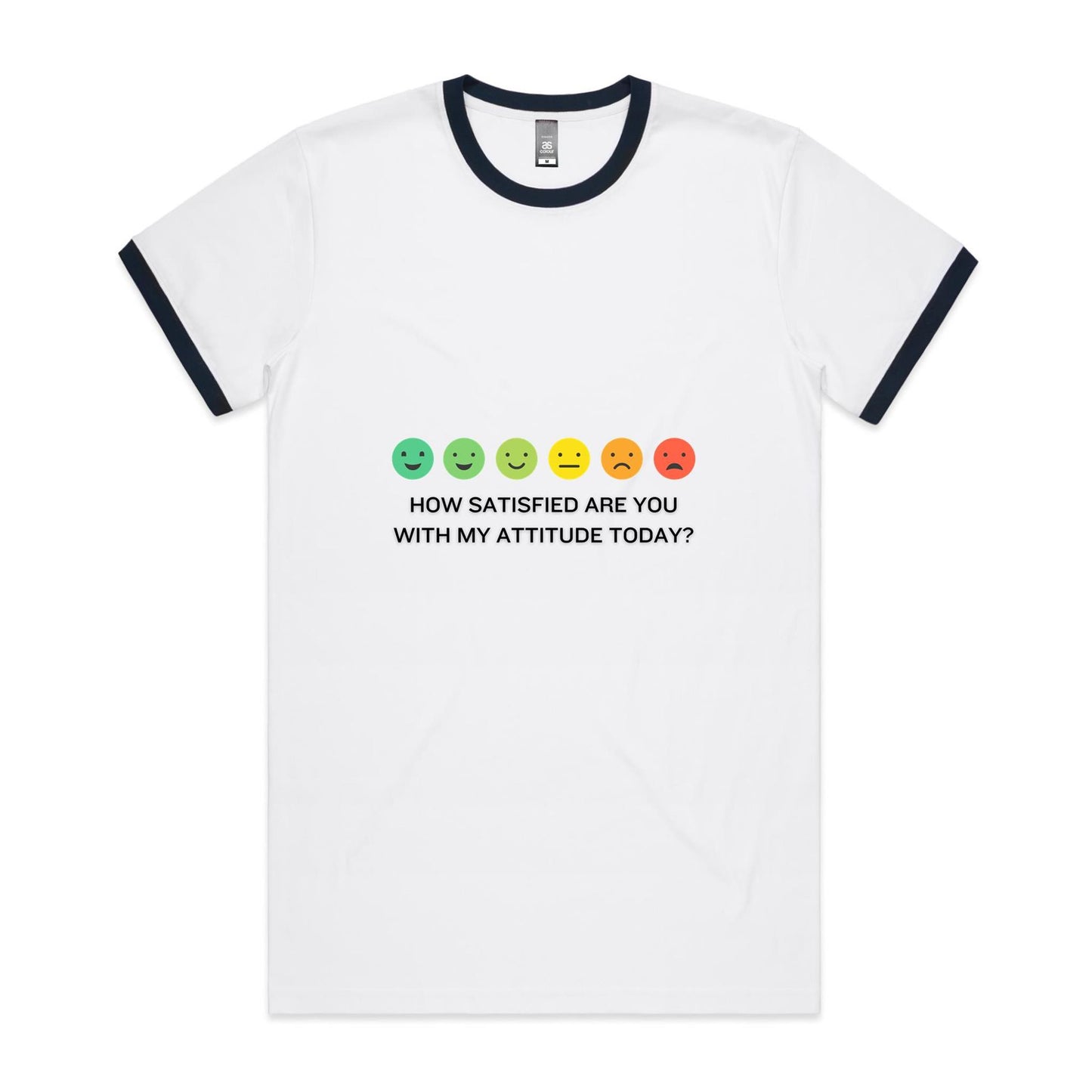 SATISFACTION LEVEL - AS Colour Staple Ringer Tee