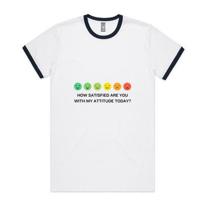 SATISFACTION LEVEL - AS Colour Staple Ringer Tee