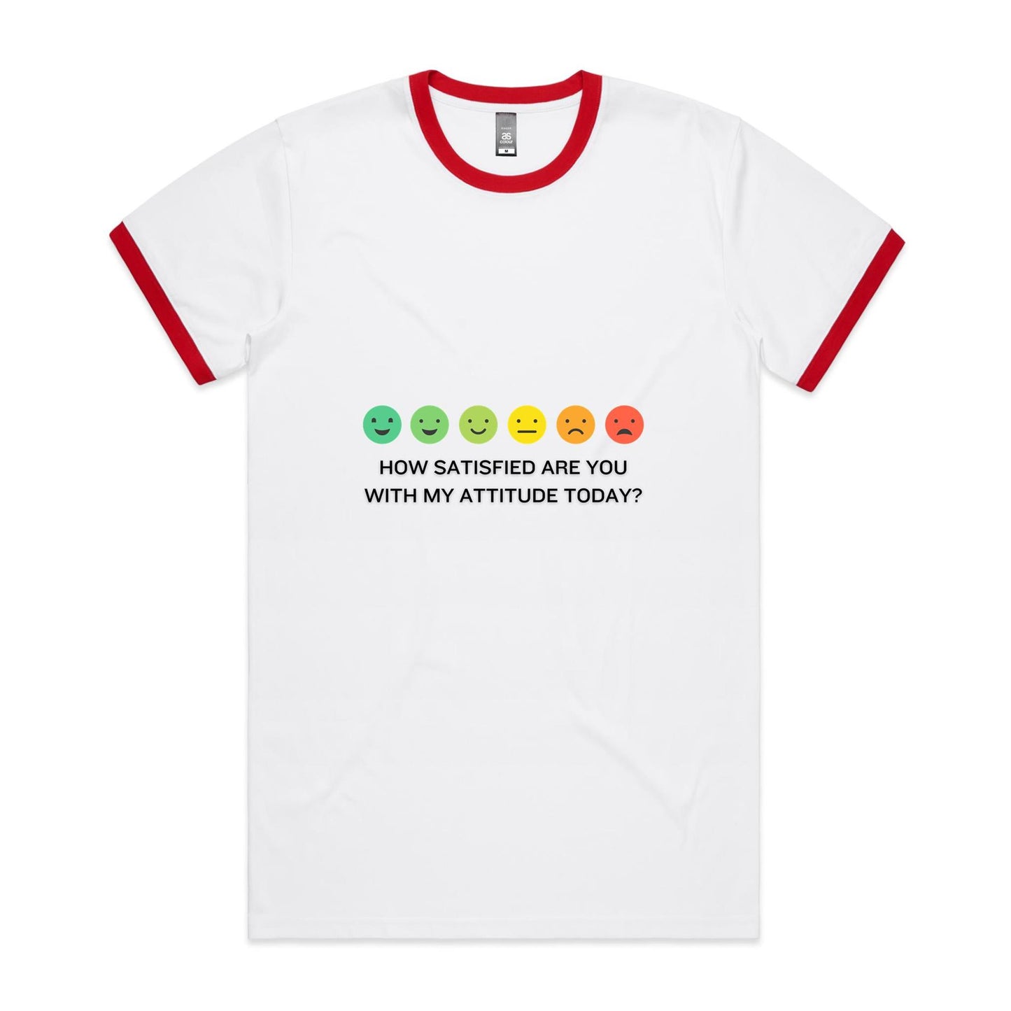 SATISFACTION LEVEL - AS Colour Staple Ringer Tee