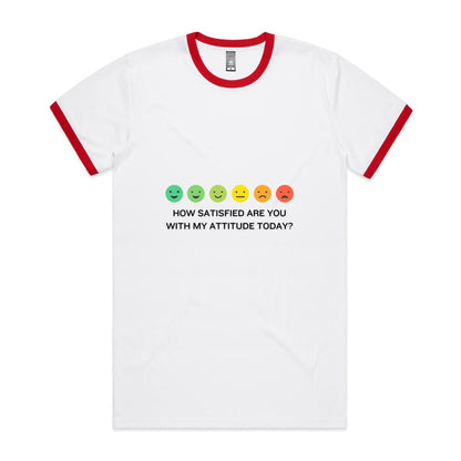 SATISFACTION LEVEL - AS Colour Staple Ringer Tee