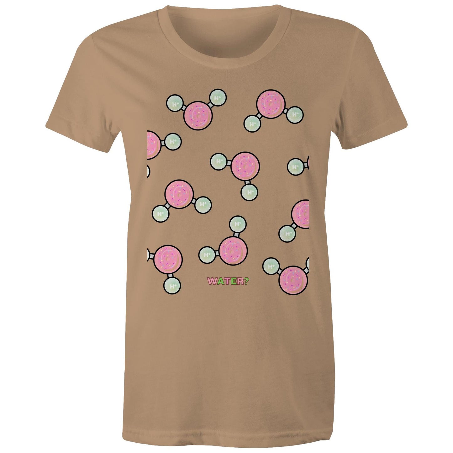 WATER OR DONUT? AS Colour - Women's Maple Tee