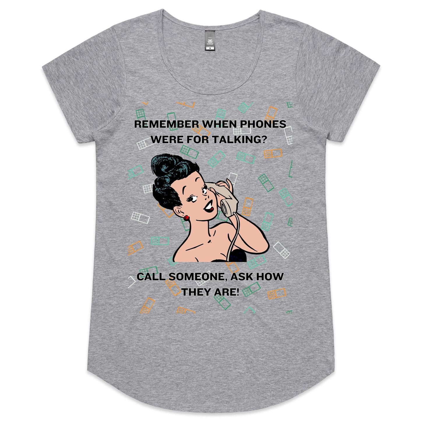 CALL SOMEONE - AS Colour Mali - Womens Scoop Neck T-Shirt